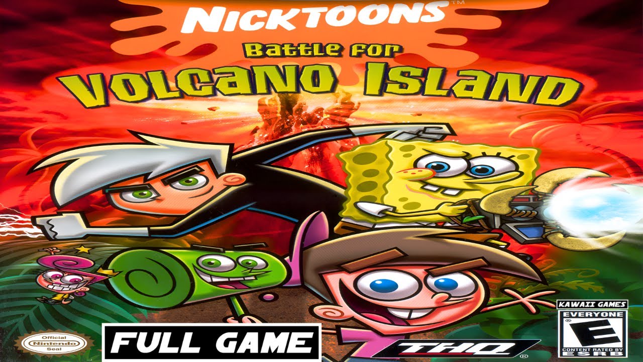 Nicktoons: Battle for Volcano Island [PS2, Gamecube] 100% Gameplay Walkthrough FULL GAME [4K60ᶠᵖˢ🔴]