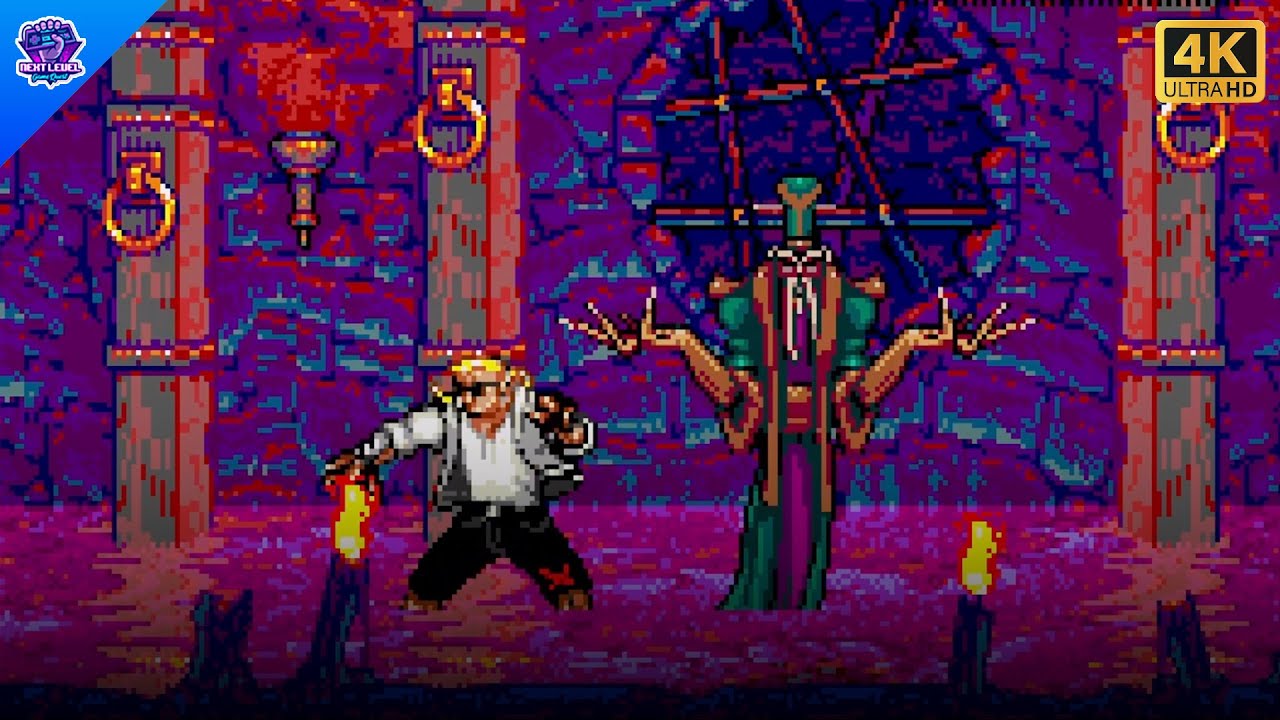 !!! BOSS FIGHT !!! - Kung-Fung - Comix Zone Game Sega genesis - 4K 60FPS NO COMMENTARY