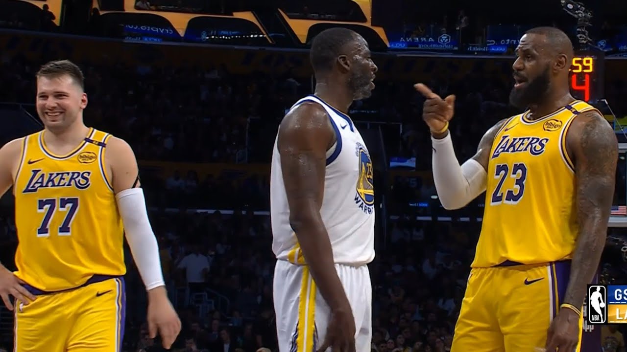 Draymond steps in as Luka Doncic and LeBron trash talk Quinten Post 