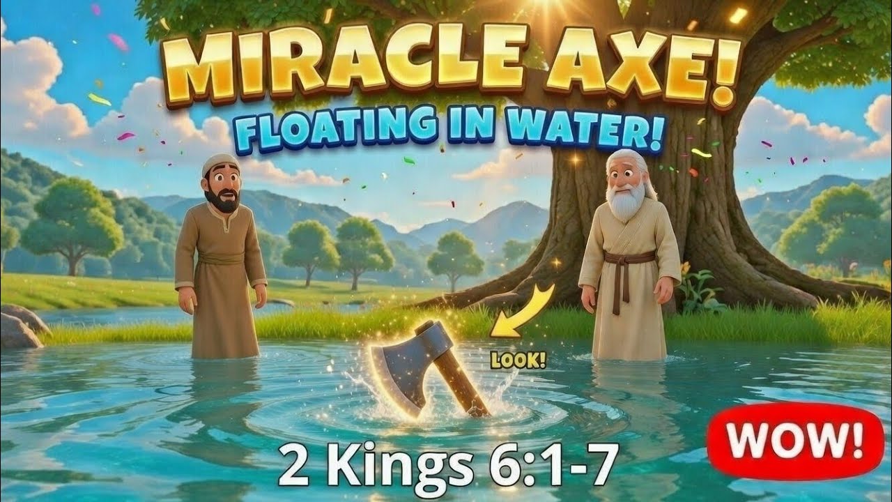 Elisha’s Weirdest Miracle: The Floating Axe Head Exposed #biblestory #viral #aianimation #viralvideo