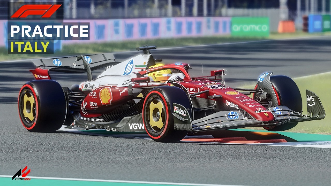 Italian Grand Prix Practice Session F1 2025 Monza Assetto Corsa