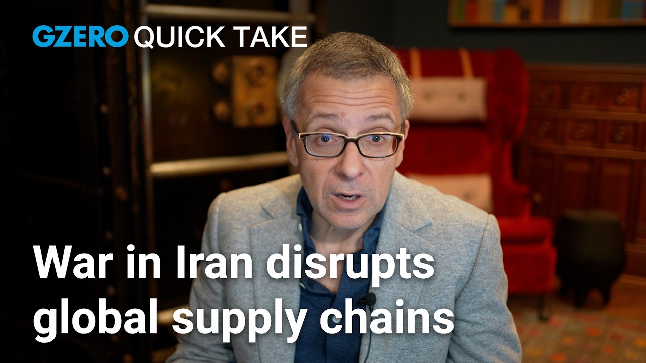 War in Iran disrupts global shipping | Ian Bremmer's Quick Take