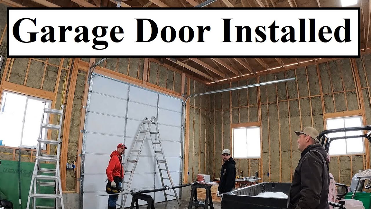 #463 - Shop Build: Garage Door INSTALLED!