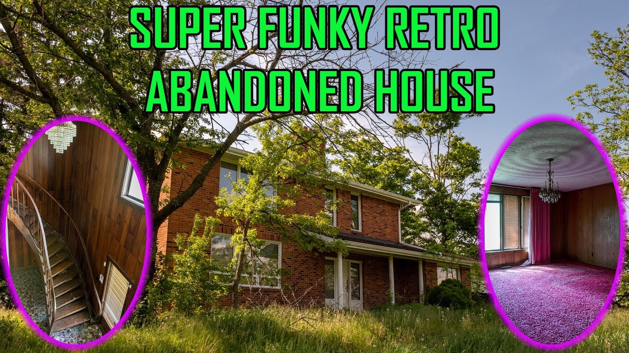 ABANDONED Super Retro Funky Abandoned House with Outdoor/Indoor Pool - $1,700,000 Home?
