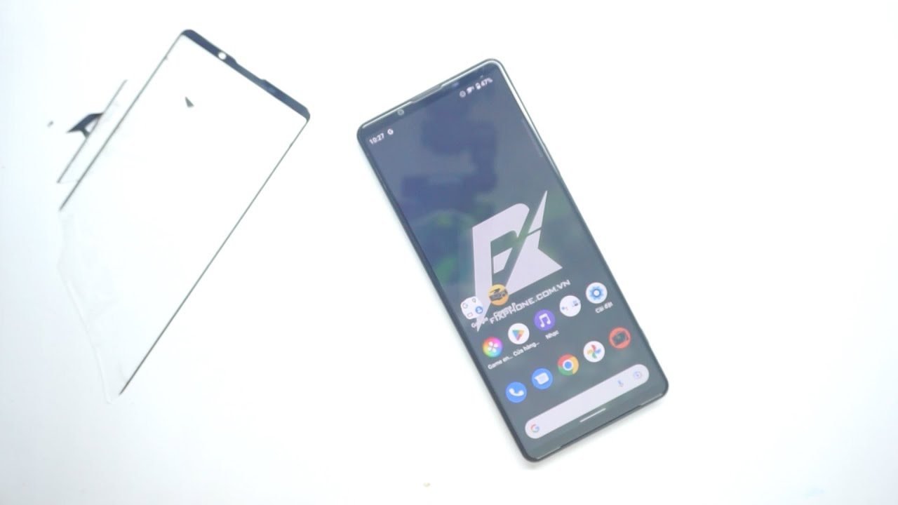 Thay ép mặt kính Xperia 1 Mark III | Xperia 1 Mark III Screen Glass Replcement / Fixphone.com.vn
