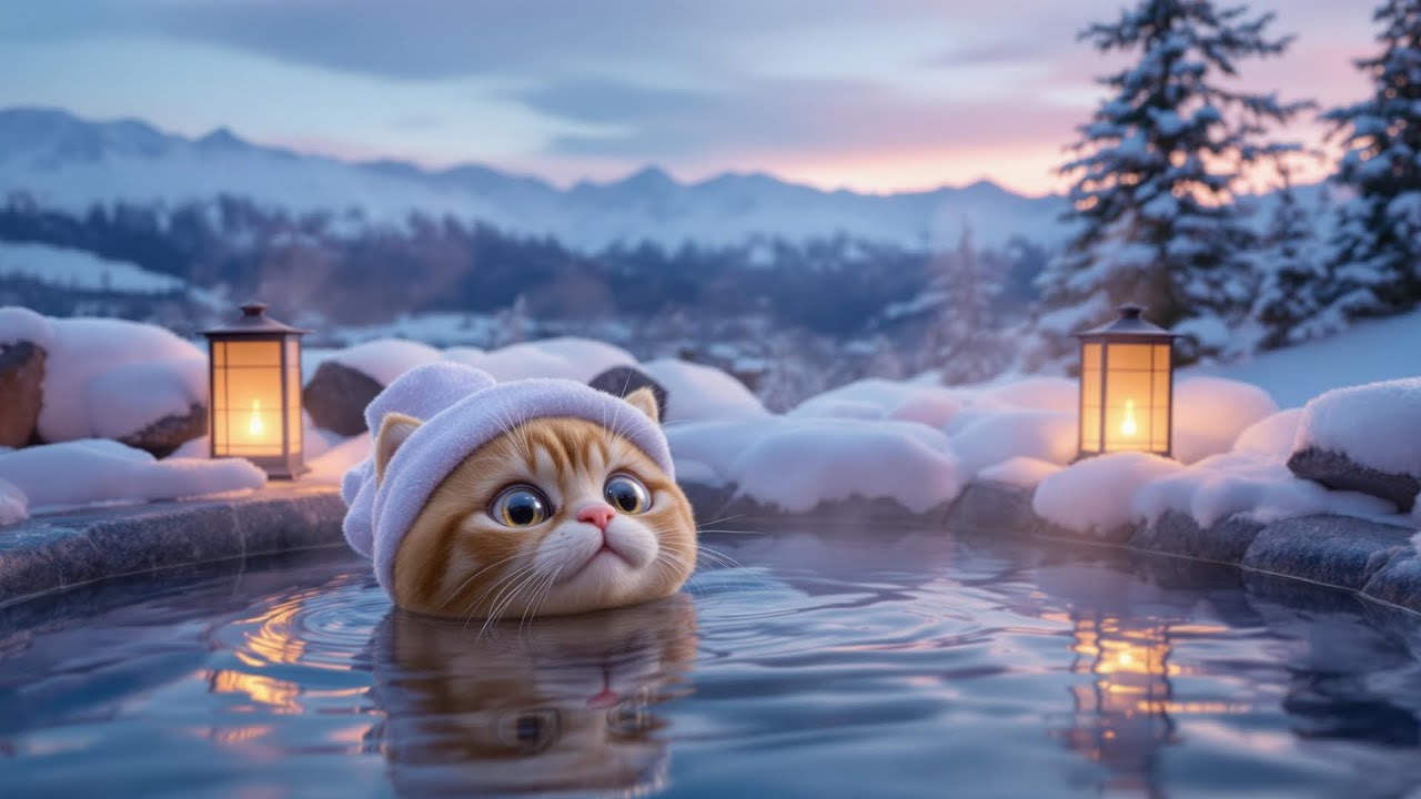 ❄️🐾Niseko Cat на горнолыжном курорте NISEKO 🎿 – Забавные кошки, которые ведут себя как люди