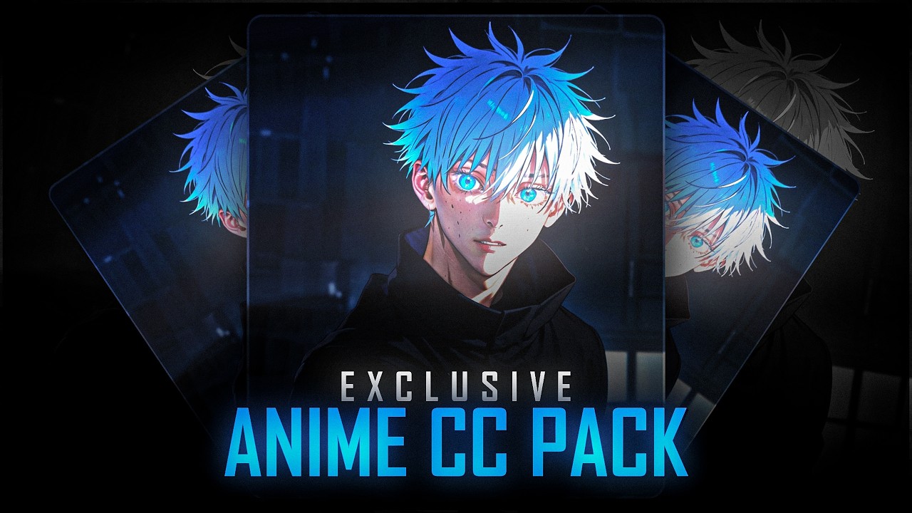 Exclusive ANIME CC PACK 💀🔥 | Alight Motion | Rajj Editz |