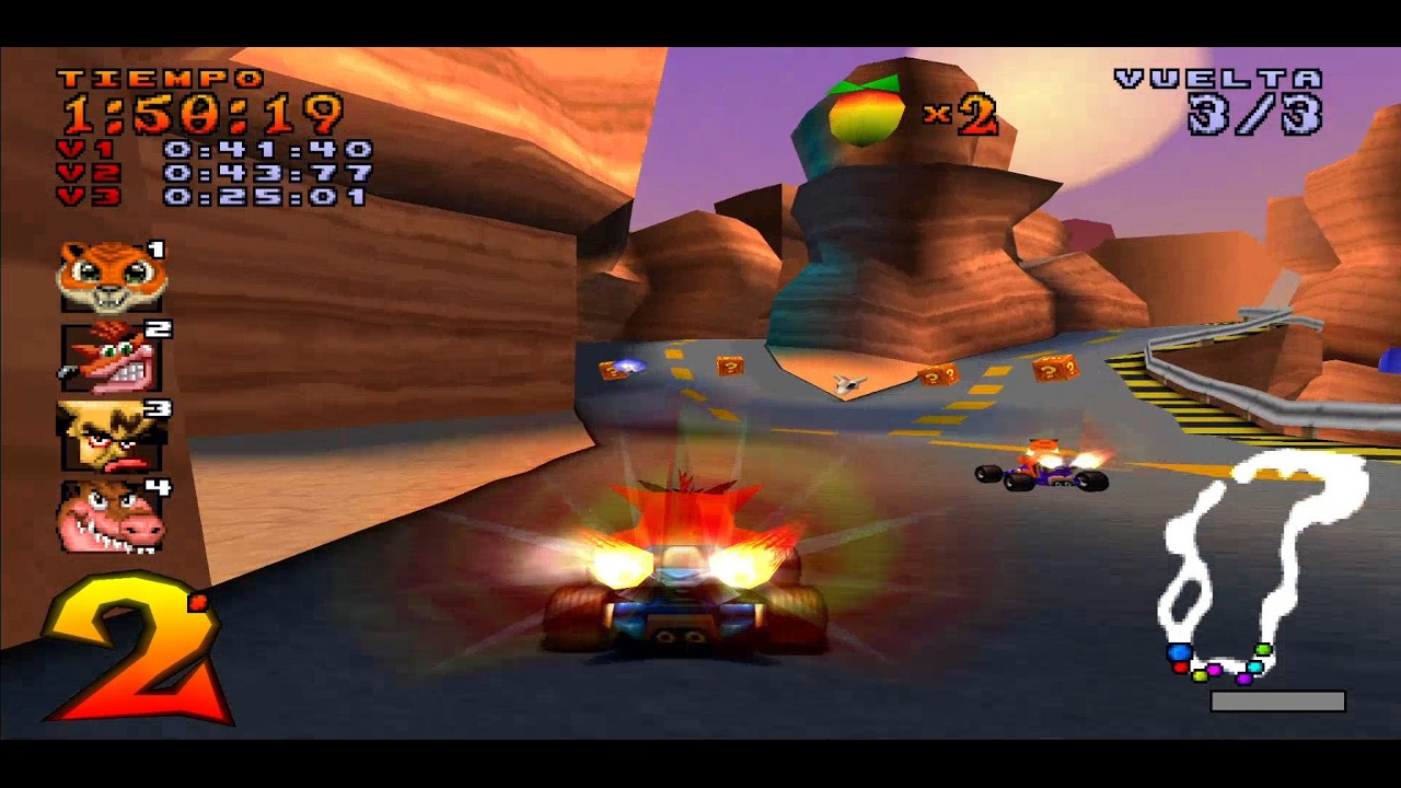 Crash team racing playstation episodio #2 comentado en español racing-carreras