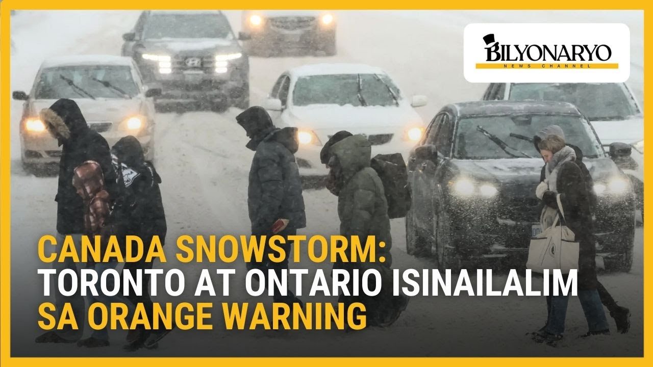 Toronto, isinailalim sa 'major snowstorm declaration' dahil sa matinding bugso ng winter storm