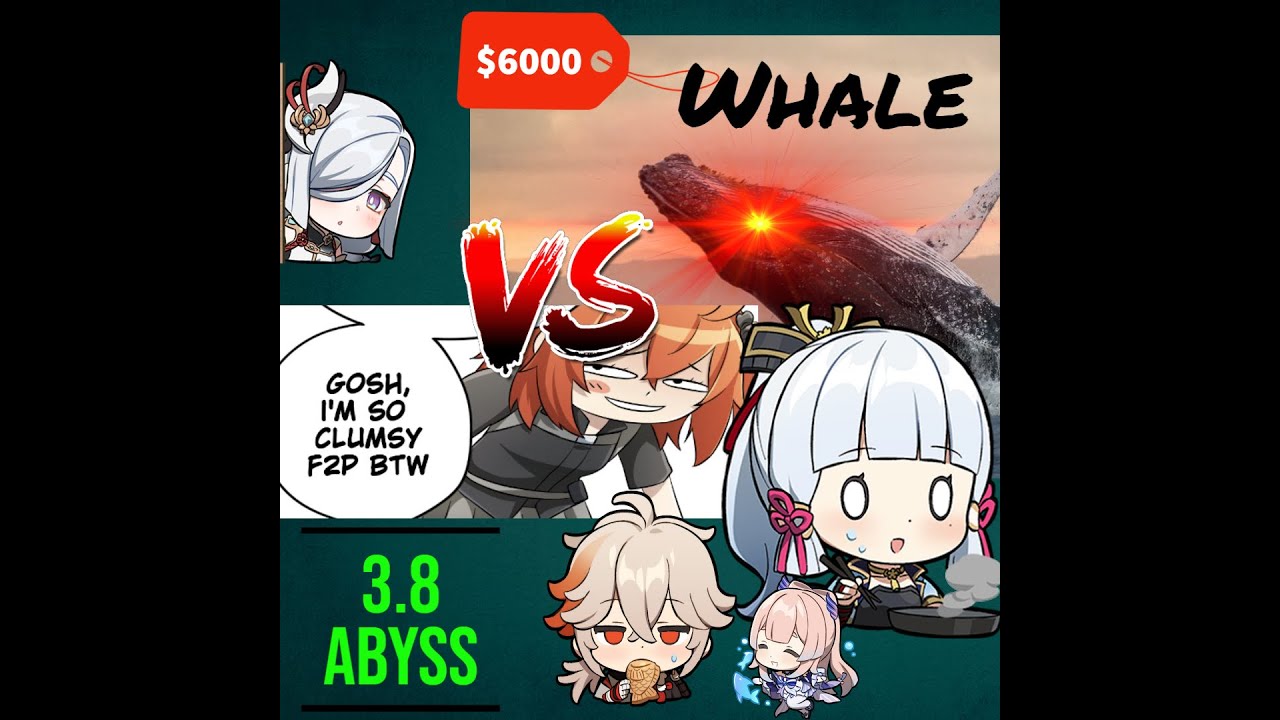 $6000+ Whale vs F2P/Casual Investment - Ayaka Freeze Team Comparison [Genshin Impact]