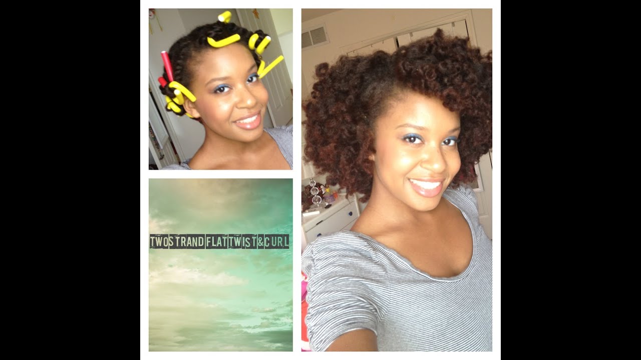 Hair Tutorial:  Two Strand Flat Twist & Curl