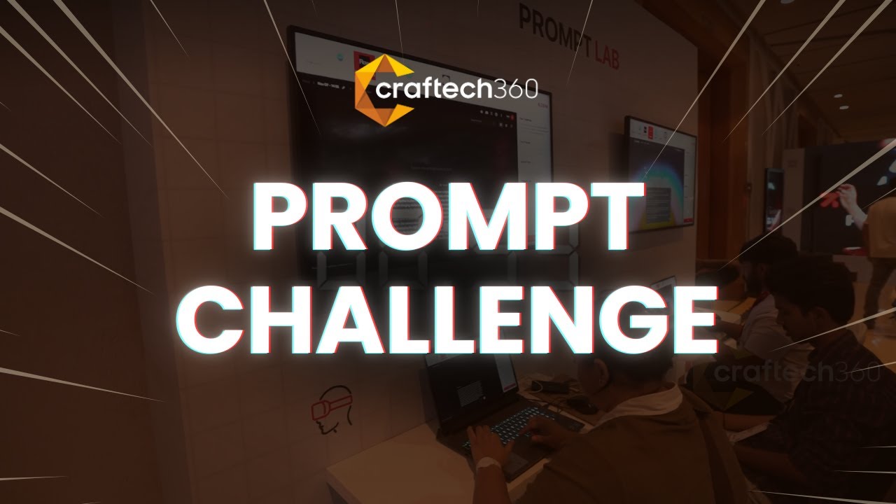 The AI Prompt Challenge 🔥 #promptengineering #promptchatgpt #events #craftech360