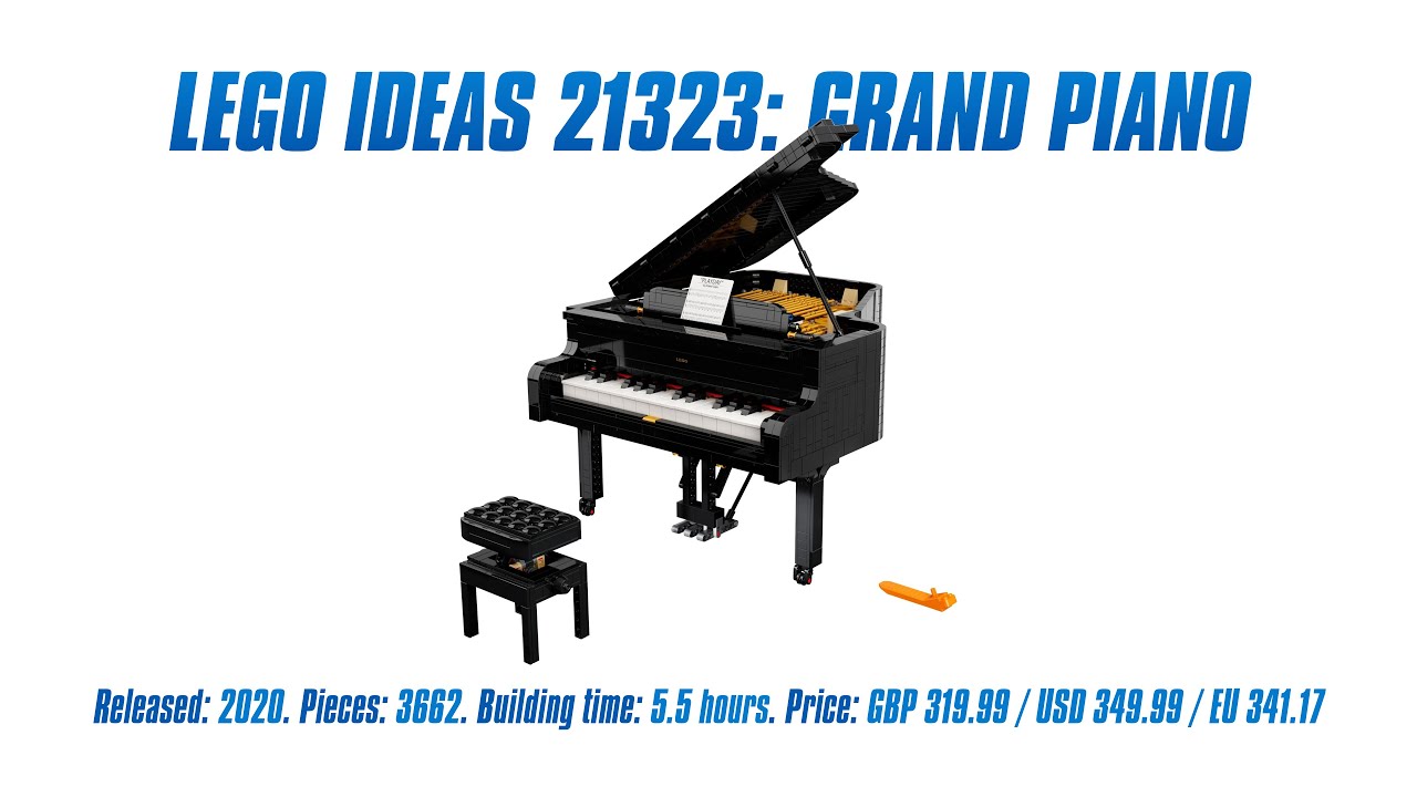 LEGO Ideas 21323: Grand Piano: In-depth Review, Speed Build & Parts List