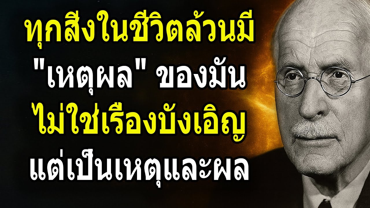 คาร์ล ยุง ：ทุกสิ่งในชีวิตล้วนมี เหตุผล ของมัน ไม่ใช่เรื่องบังเอิญ แต่เป็นเหตุและผล