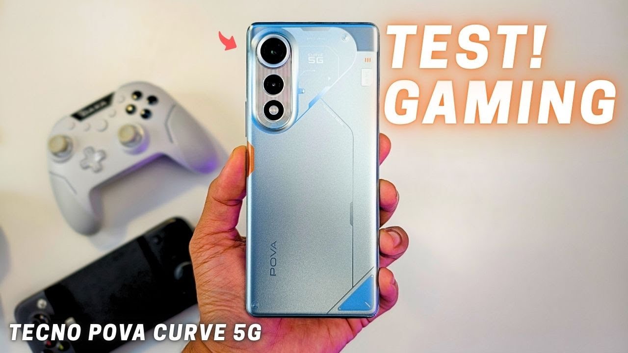 TECNO POVA CURVE 5G GAMING TEST TERNYATA BEGINI