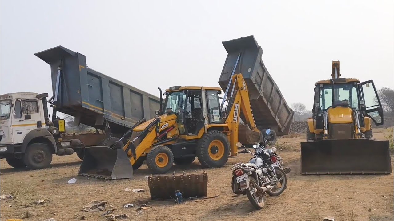 आज तो बहुत ही जोरदार कंपटीशन हो गया है //और डंपर लोडिंग करते हुए 