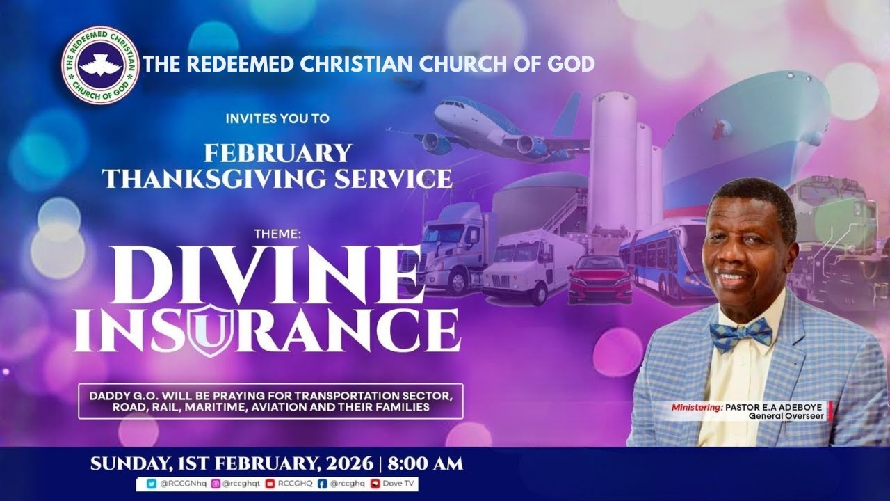 FEBRUARY THANKSGIVING @RCCG GRACELAND PARISH LP2 || 01-02-2026