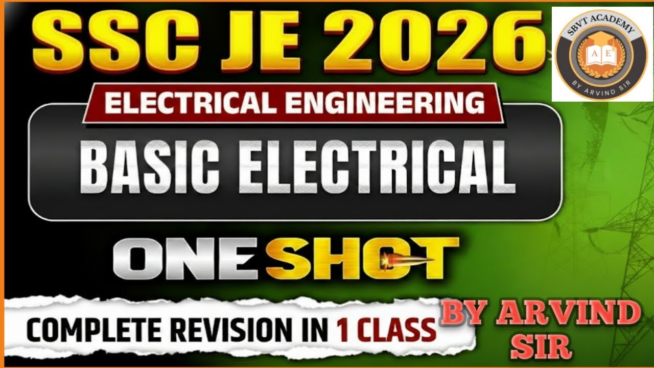 Network (नेटवर्क) | Basic Electrical Engg. #6 | हिंदी माध्यम | For SSC JE & RRB JE Exam ARVIND  Sir