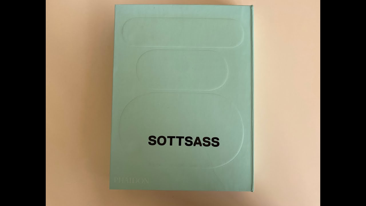 ettore sottsass - sottsass - philippe thom&eacute; - 2014 - book flip through