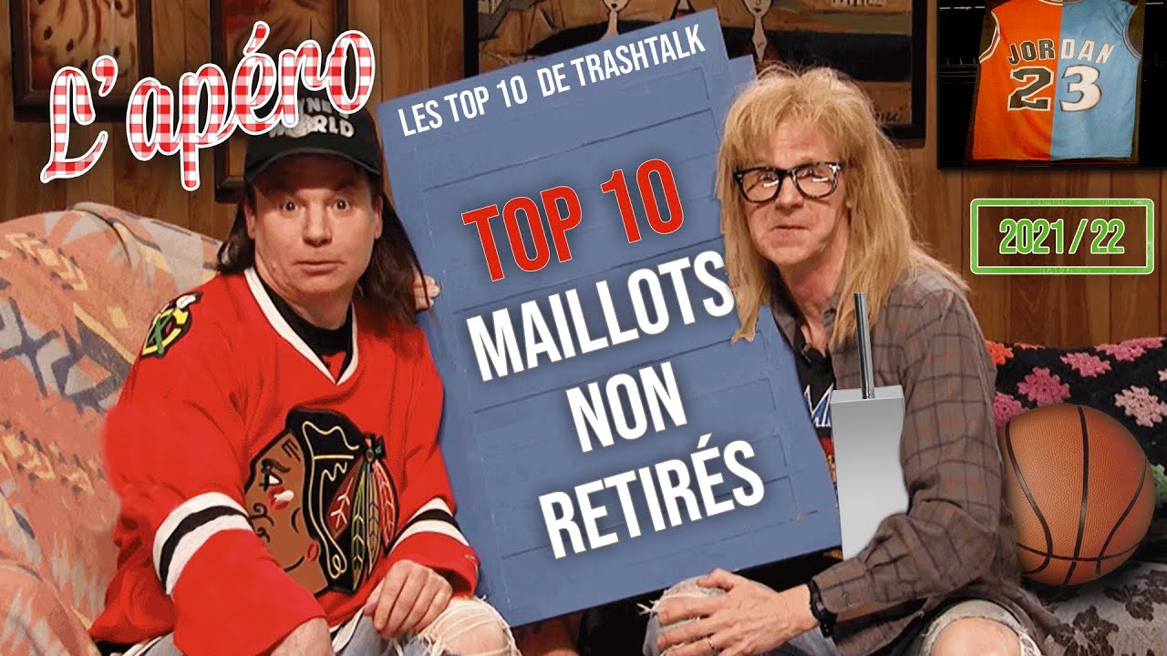 NBA Top 10 All-Time (2021-22) : maillots non retirés