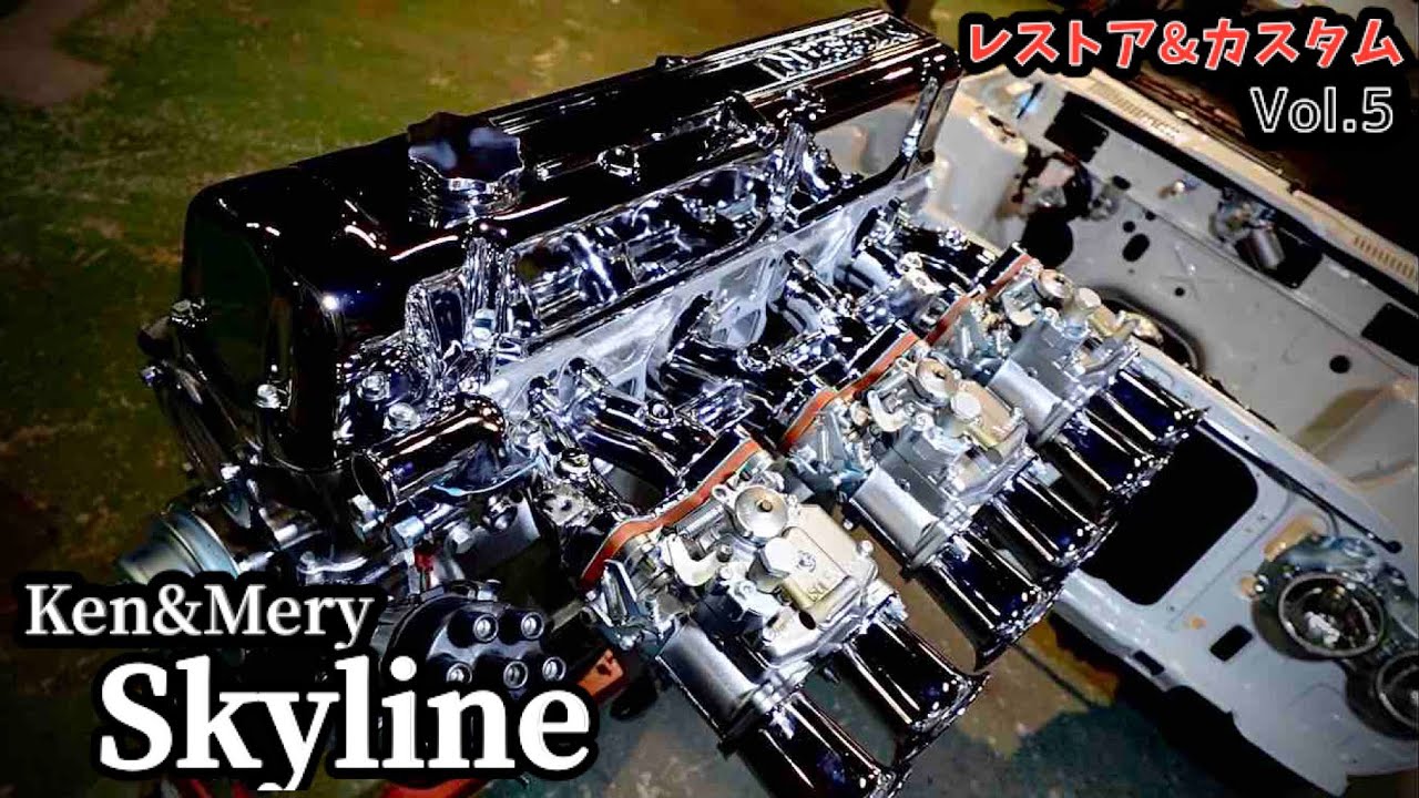 ケンメリのエンジン完成！メッキメキ極上L型エンジン！！！
