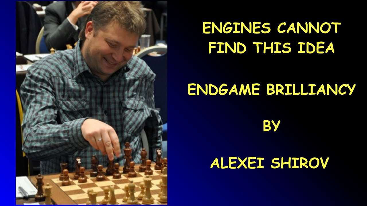 Engines struggle to find this idea 🧐🧐 Endgame brilliancy by Alexei Shirov 🔥🔥