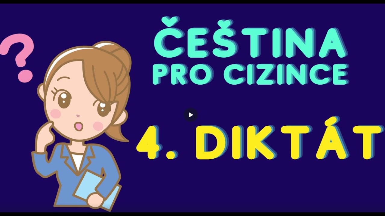 DIKTÁT číslo 4_ Pište podle diktátu.