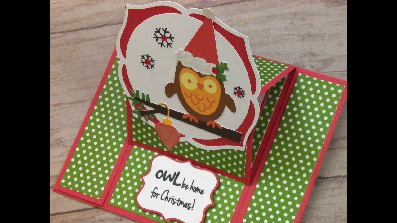 CARDZ TV 12 DAYS OF CHRISTMAS CARD FIVE 2016 ~ CENTER EASEL CARD