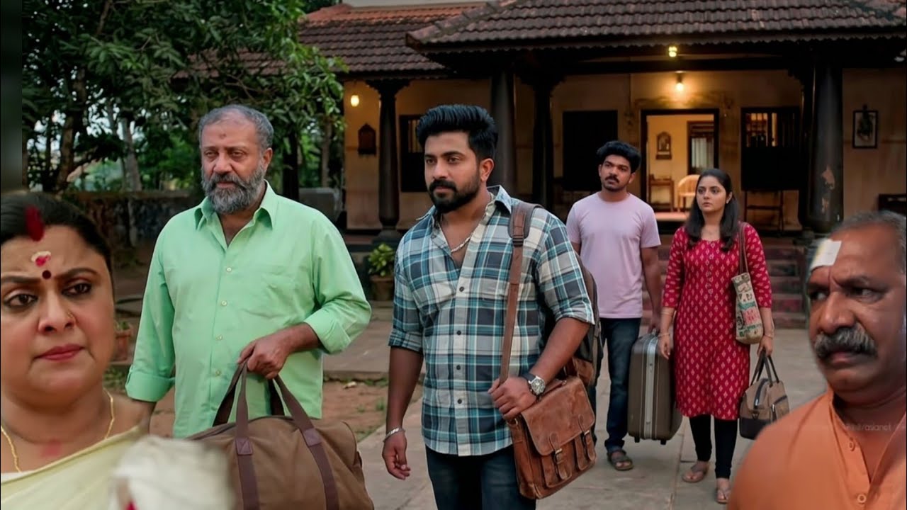 ഭാസ്കരനെയും കുടുംബത്തെയും ലളിതയും ഗംഗാധരനും വീട്ടിൽനിന്നും  ഇറക്കിവിടുന്നു 