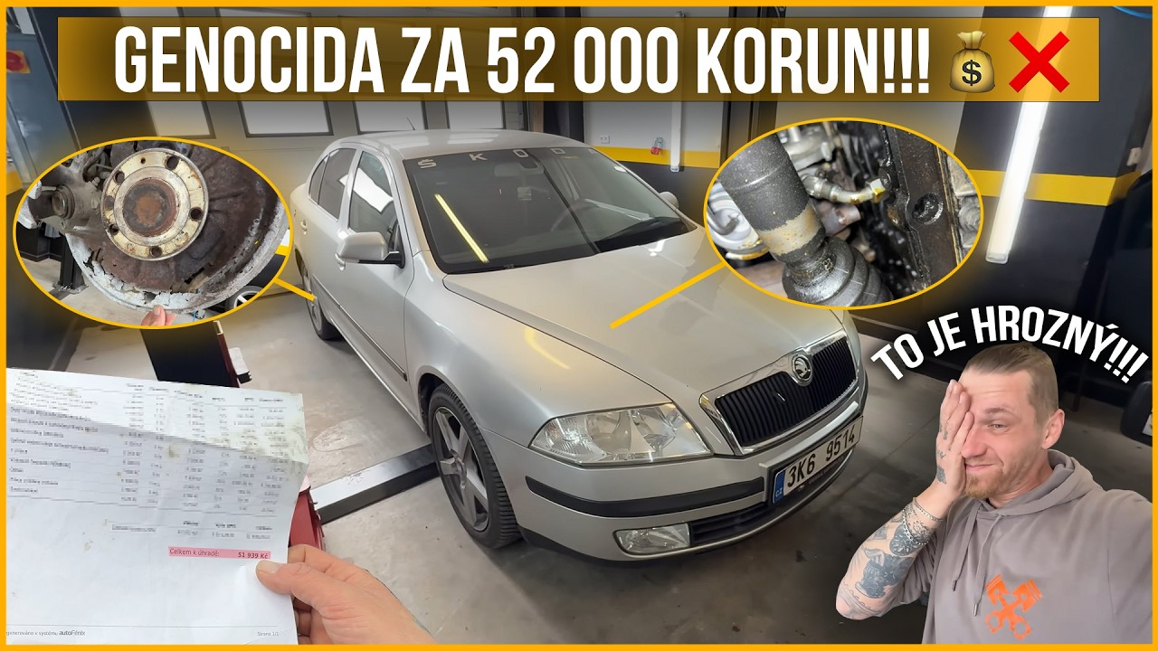 🚨 Servis si řekl 55 000 Kč a AUTO V DEZOLÁTU 😡 Škoda Octavia 2  #bezkomprese #octavia