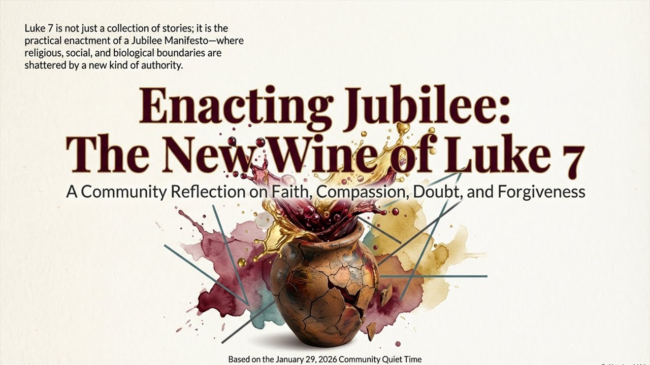 Yeshua's Jubilee in Luke 7 - A Podcast