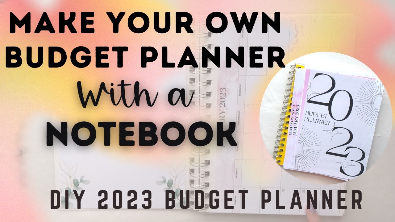 DIY 2023 Budget Planner Set Up- SIMPLE budget planner from a blank notebook and a printer, free!!