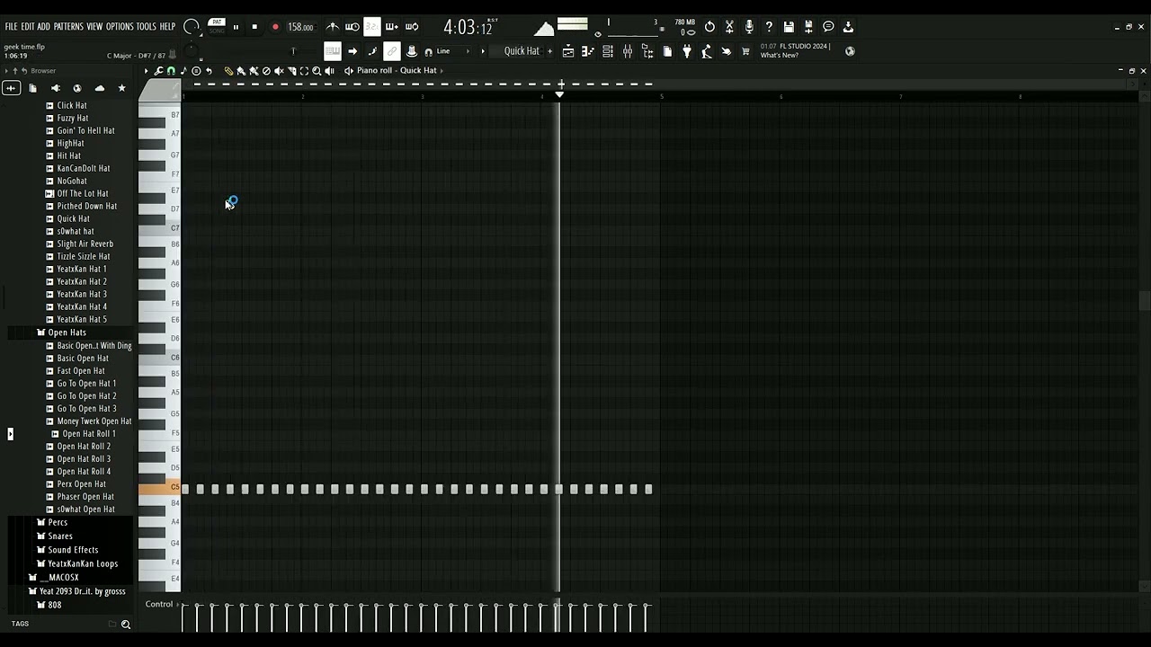 Yeat geek time instrumental remake