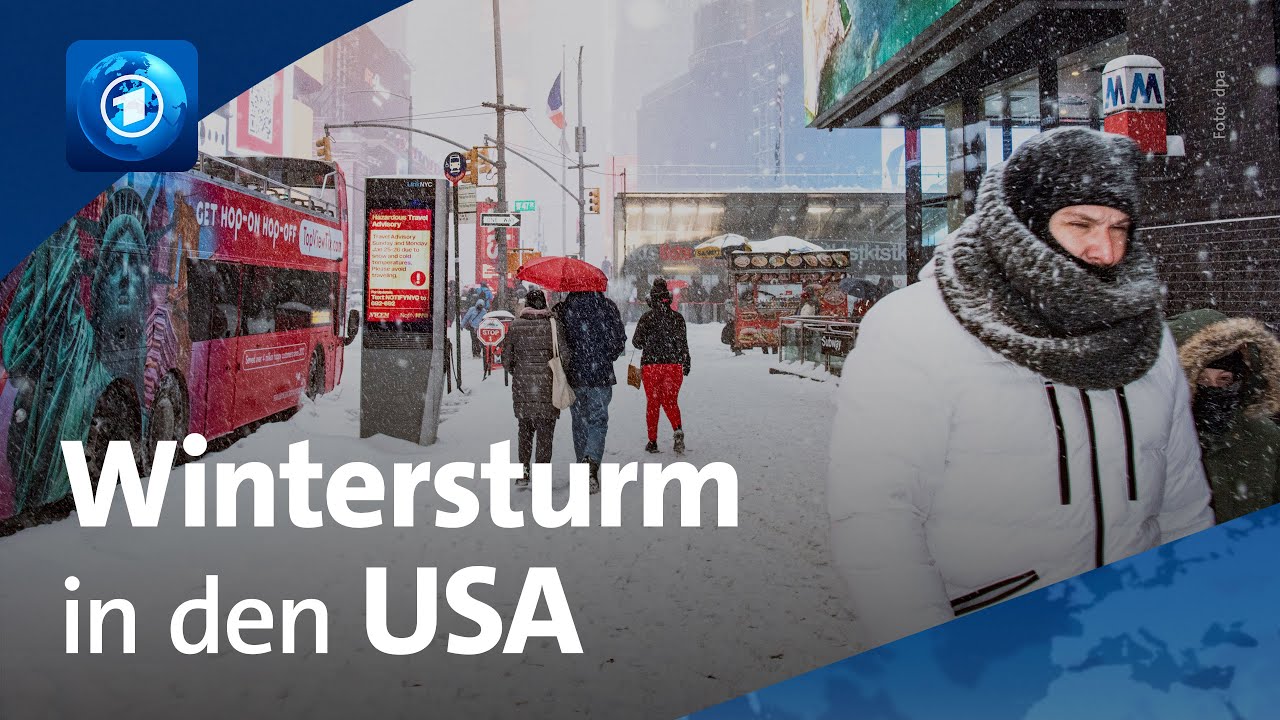 Wintersturm in den USA: Tote, Stromausfälle und Einschränkungen im Verkehr