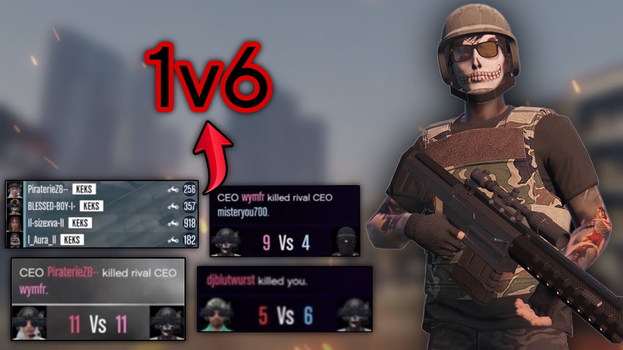 I Went Against These Tryhards In A 1v6 While They Had SYG & I Made Them Angry And Quit