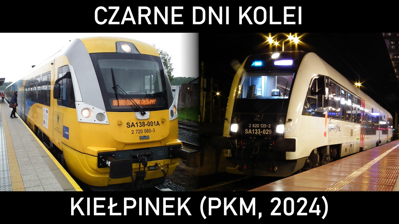 CZARNE DNI KOLEI #71 - P&oacute;łtora metra. Incydent w Gdańsku Kiełpinku (PKM)