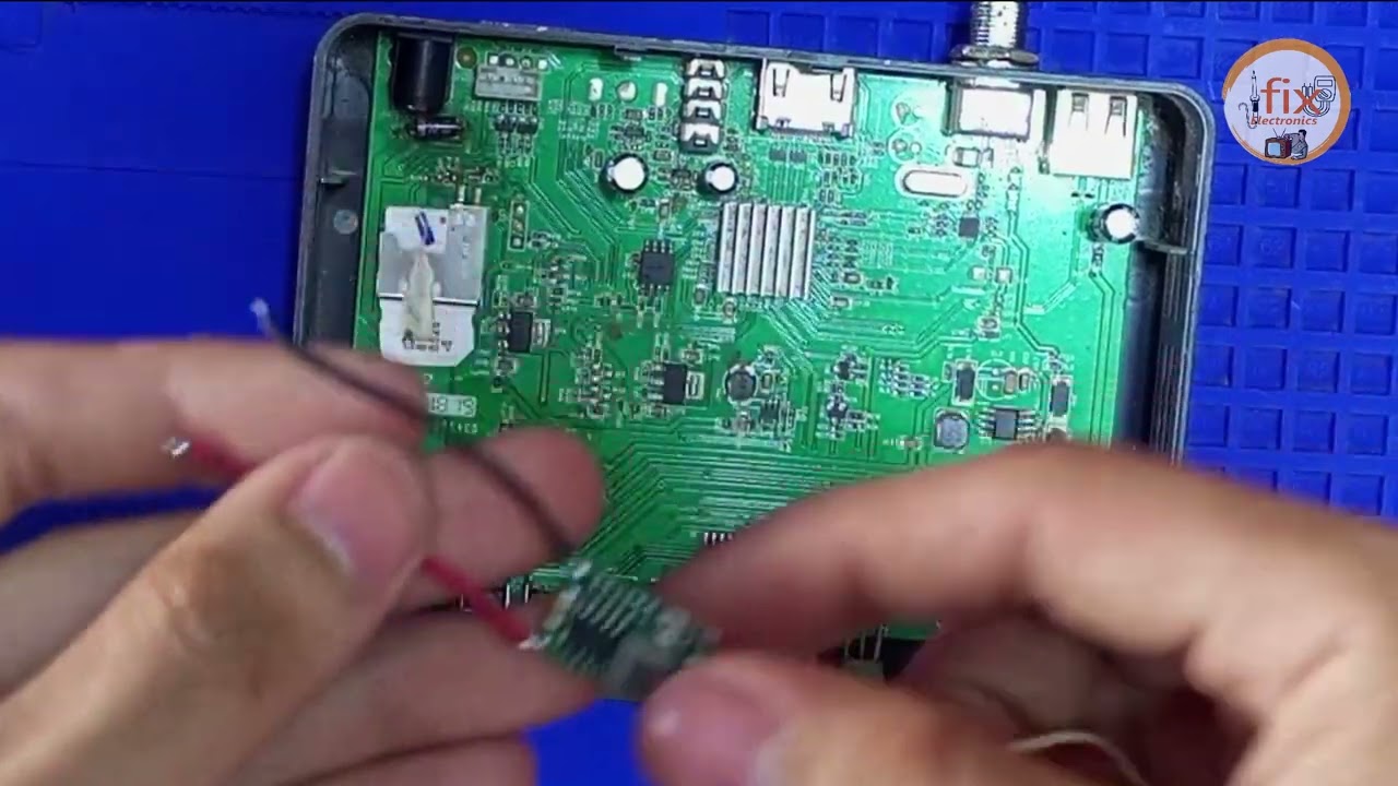 How to repair Satlite Decoder good 12v no power ??? 😨😇