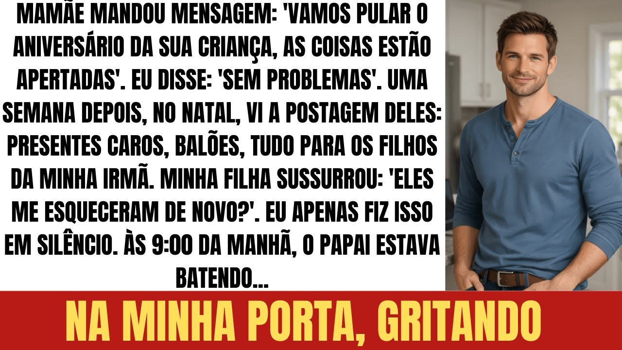 Disseram "Estamos Sem Dinheiro" Pro Aniversário Dela. Aí Vi As Fotos...