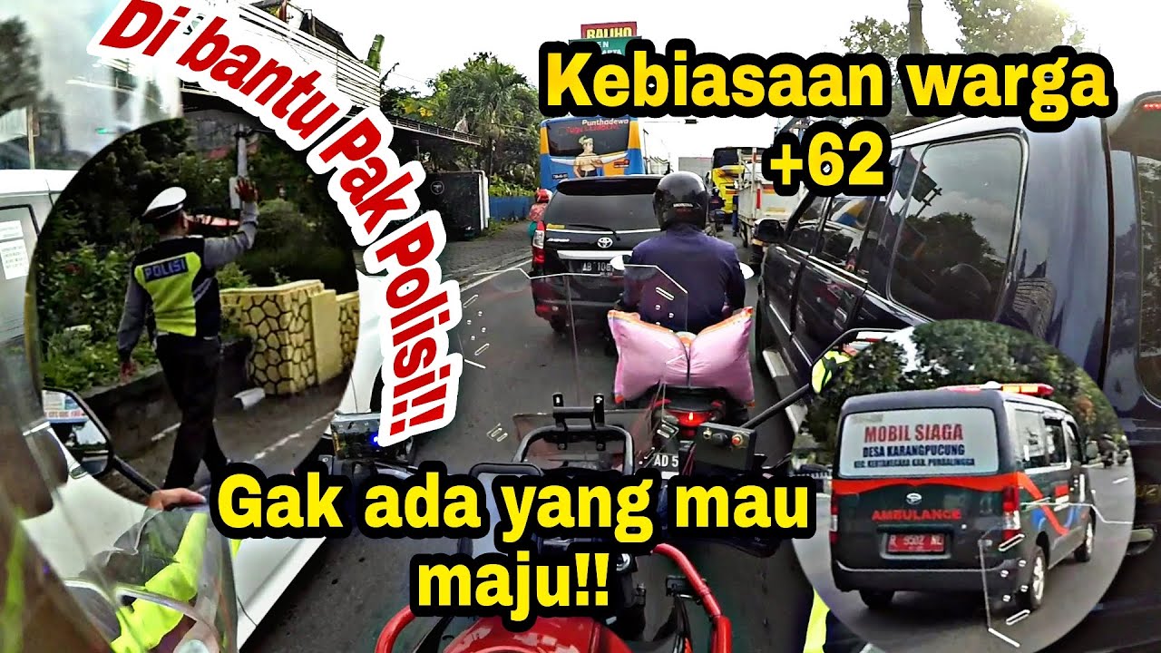 Kurangnya kesadaran warga +62 || Escorting Ambulance