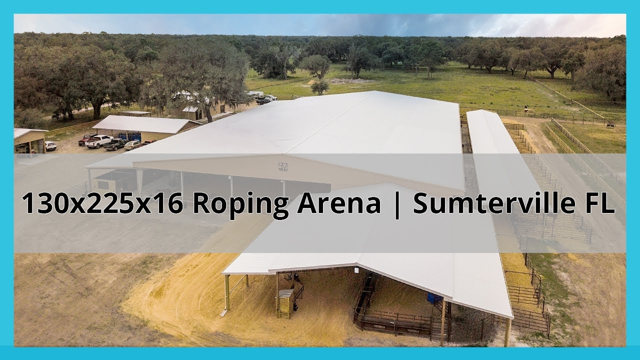 130x225x16 Roping Arena | Sumterville FL