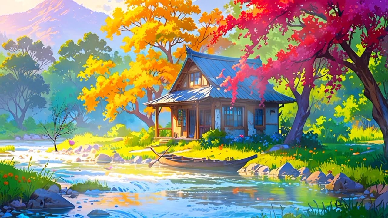 Peaceful Relaxing Piano with Water Sounds - Sleep Music, Stress Relief Music, Stop Overthingking