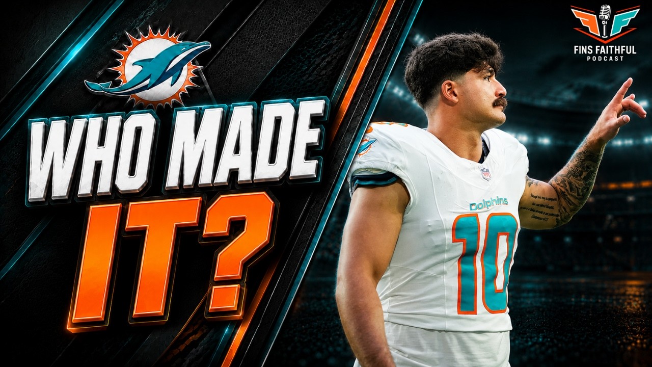 Miami Dolphins 53-Man Roster REVEALED &mdash; Surprise Cuts & More Moves Coming?