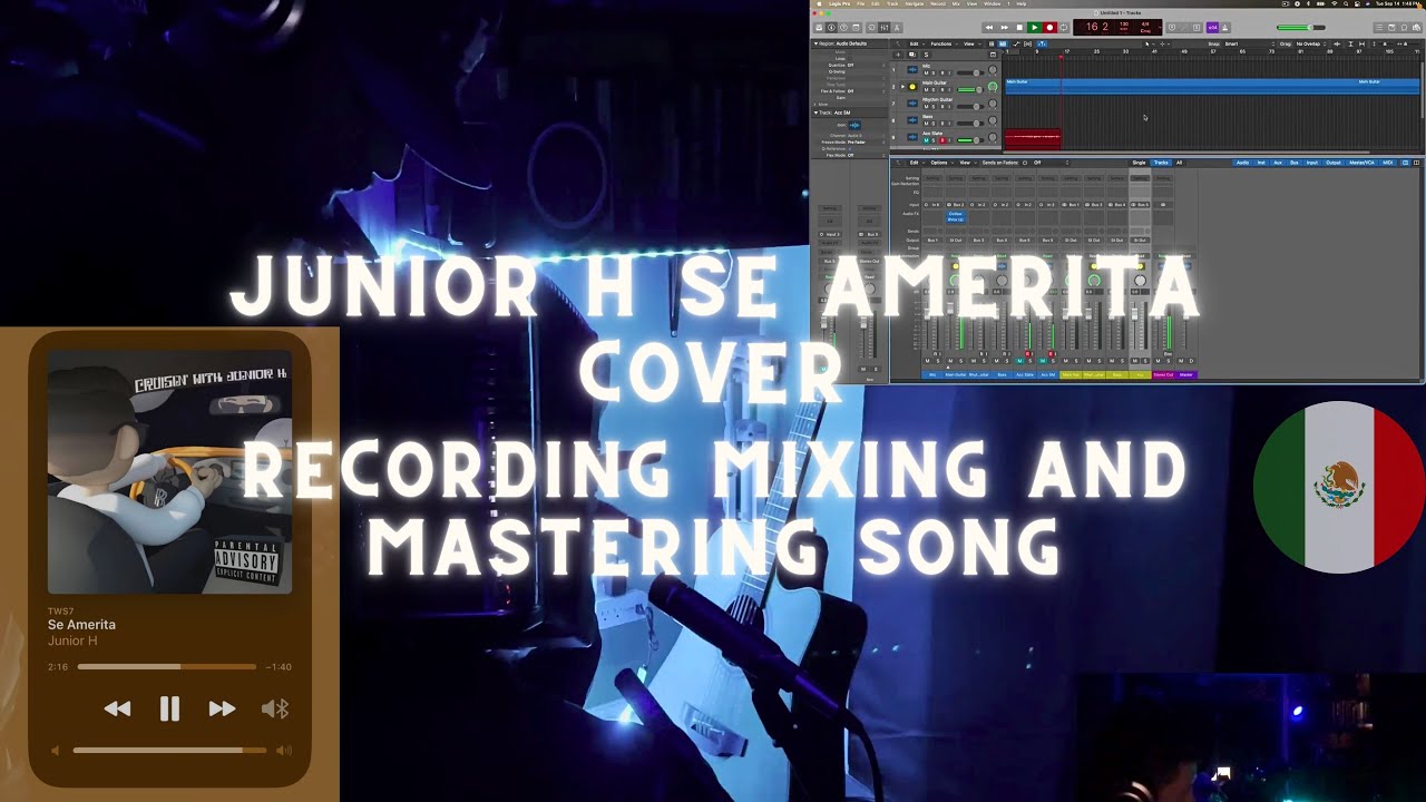 Recording, Mixing & Mastering Mexican Corrido Junior H Se Amerita : An In-Depth Studio Tour