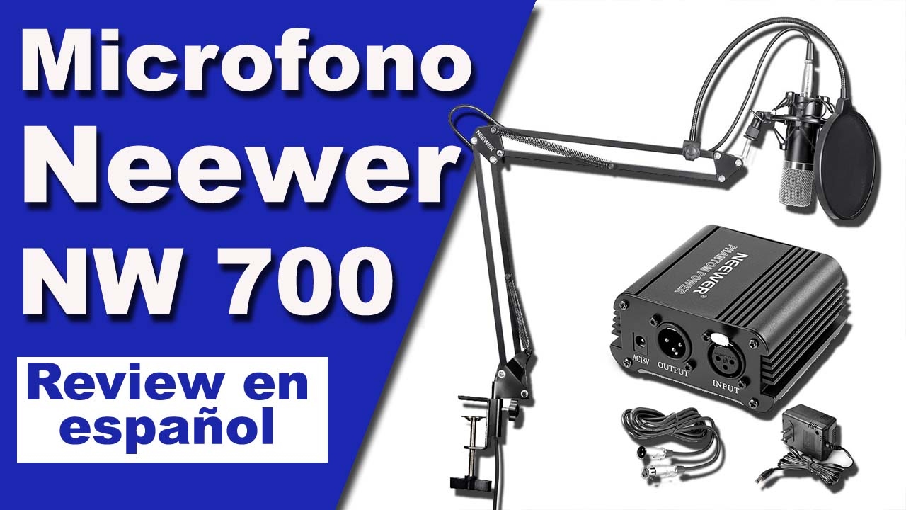 Review Microfono Neewer NW700 Kit completo con Phantom Power