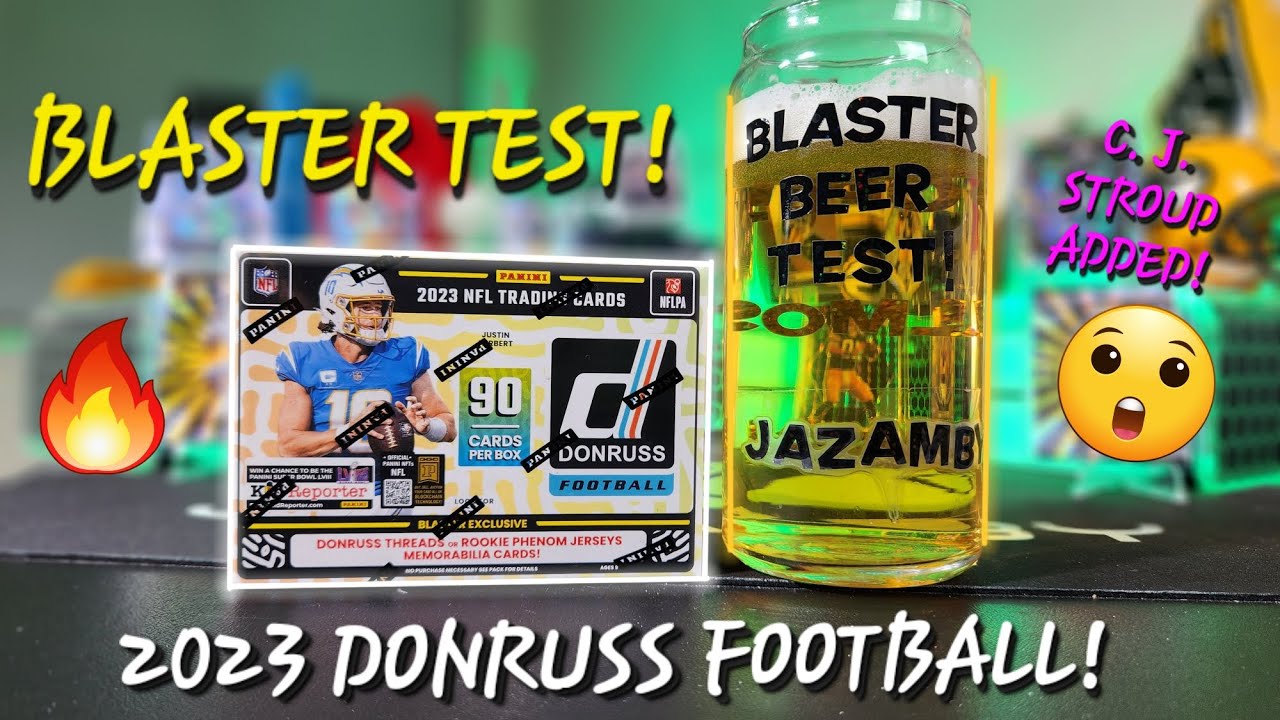 SUNDAY BLASTER TEST! 2023 PANINI DONRUSS FOOTBALL BLASTER BOX! PASS OR FAIL??! C.J. STROUD ADDED!!!