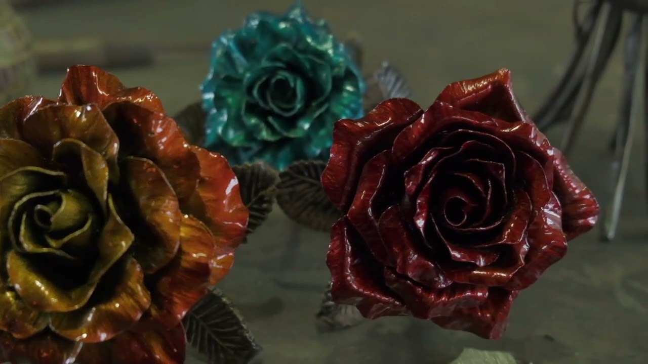 Metal Petals | Artist Blacksmith Forges Beautiful Roses