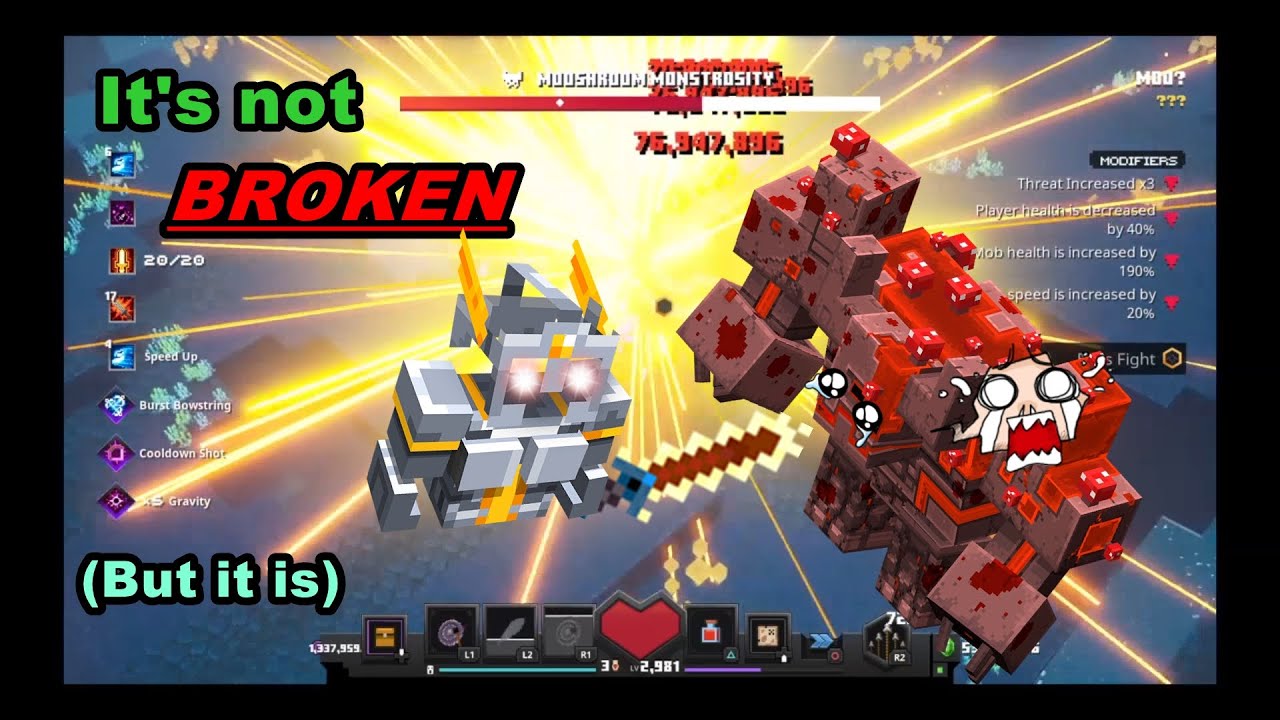 The Sawblade May Be Mechanized, but the Build is Broken (Apocalypse+25) - Minecraft Dungeons