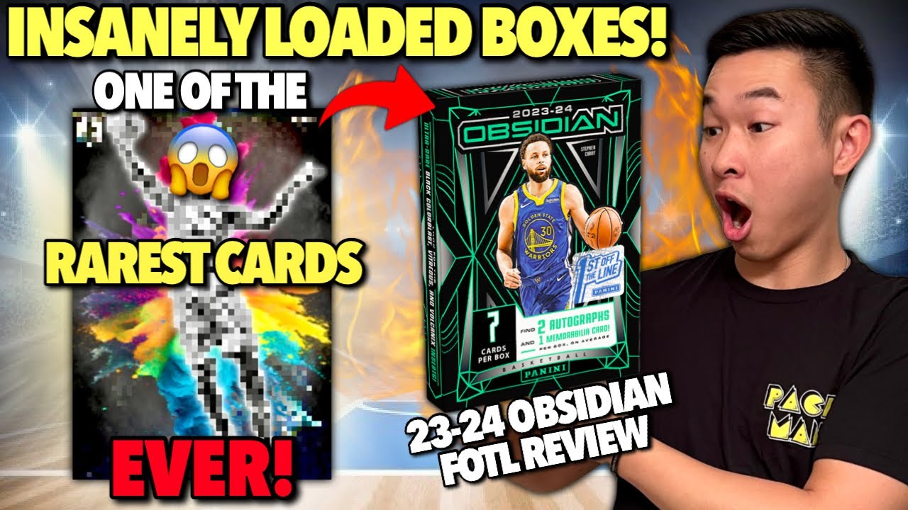 I PULLED ONE OF THE RAREST CARDS EVER! 😱🔥 2023-24 Panini Obsidian Basketball FOTL Hobby Box Review