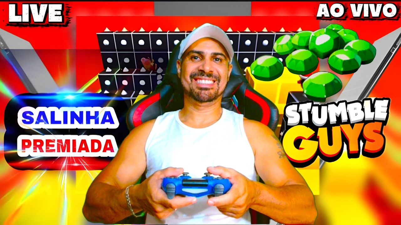 STUMBLE GUYS: SALINHA PREMIADA VALENDO GEMAS  #wrgames  #stumbleguys